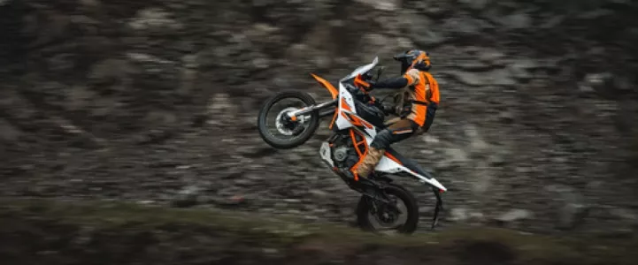 KTM 390 Enduro R 2026 Perfil
