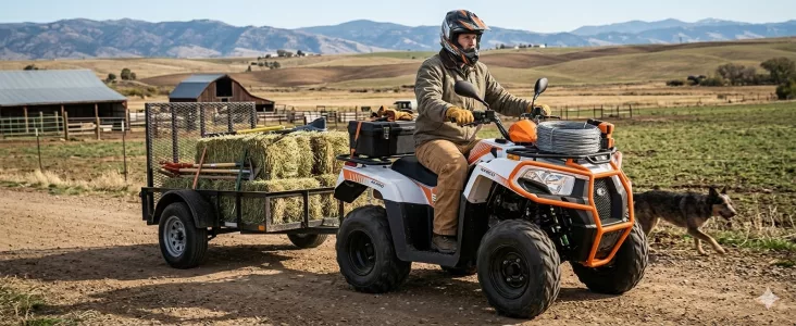 KYMCO MXU 270i trabajo
